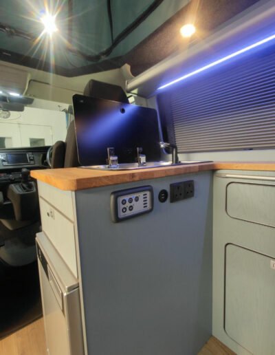 Fjord Green and Real Wood - Slimline 130