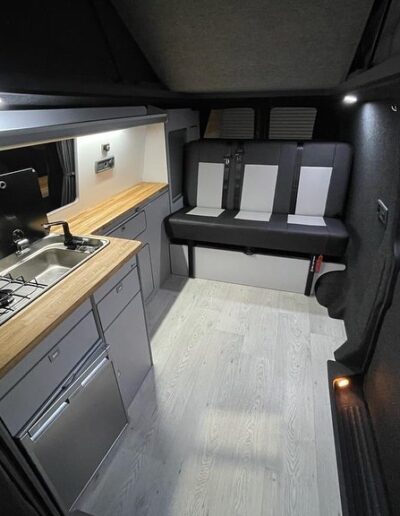 Altofina Grey 017 unit White 006 window Solid Oak top